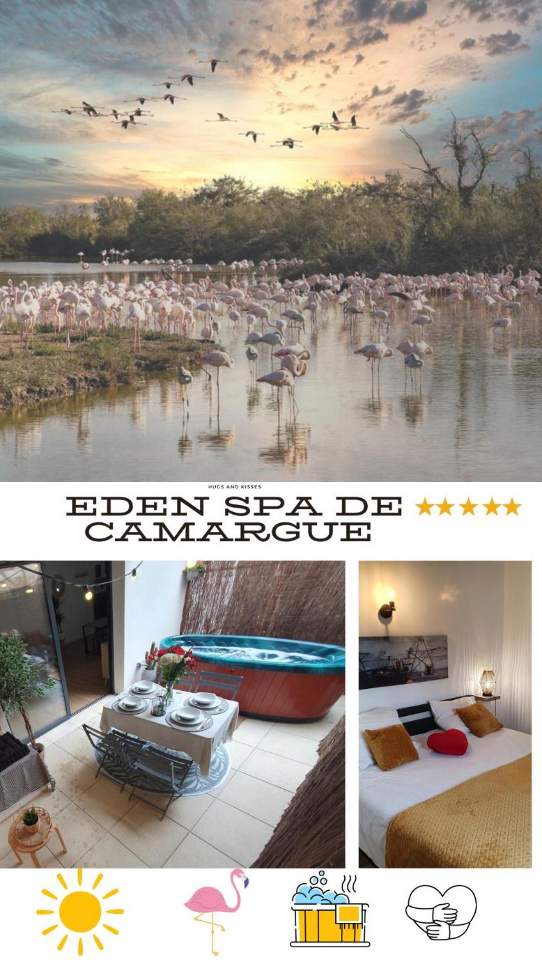 Villa L'Eden De Camargue- Spa Et Nature Candillargues Exterior photo